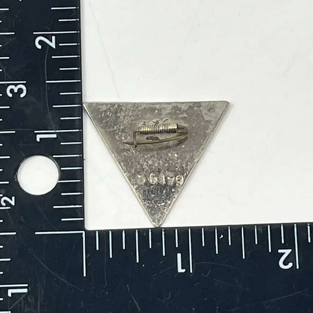 St. John's & St. Mary's Institute of Technology Triangle Enamel Pin Taiwan